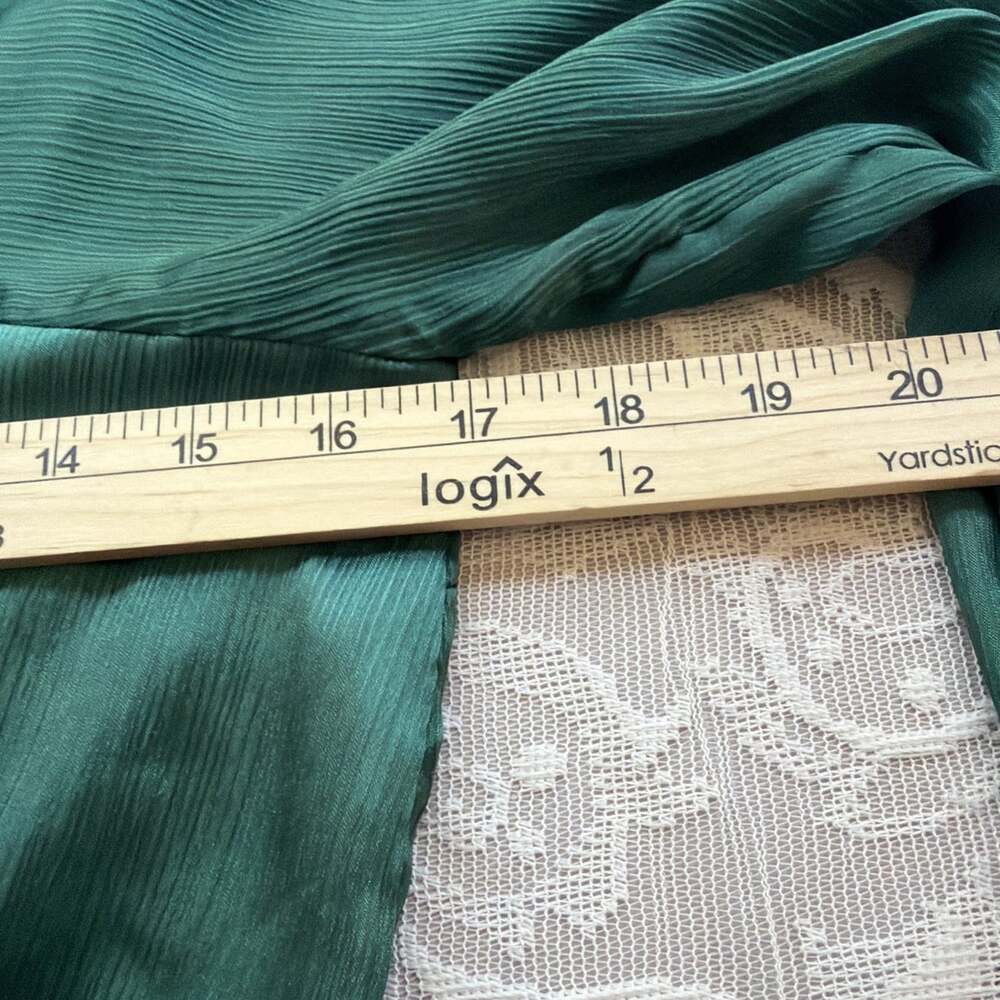 Adelyn Rae Forest green bodysuit open back whimsy witchy goth core flowy - Picture 8 of 8